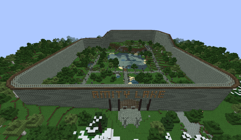 minecraft city wall