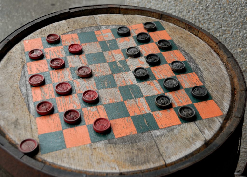 popular board game - checkers